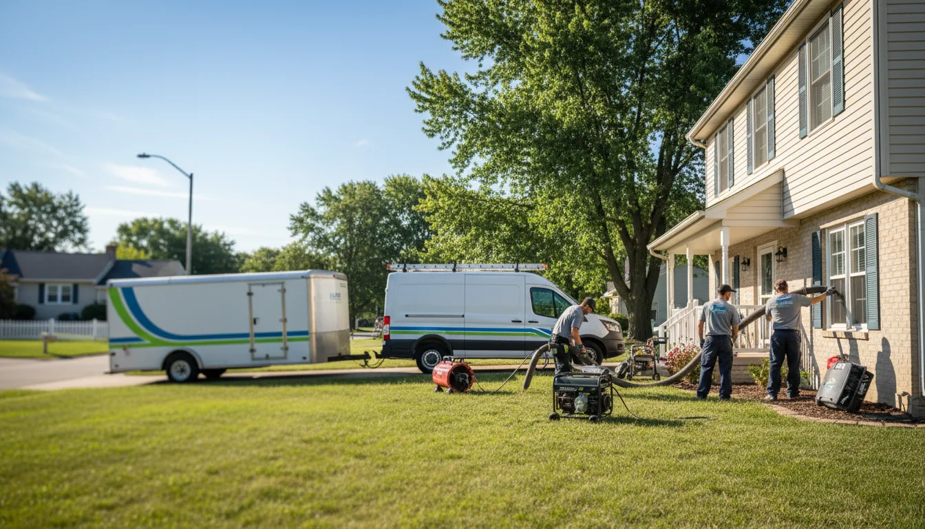 Flooded Basement Restoration And Cleanup With Repair in Harrison, NE near me